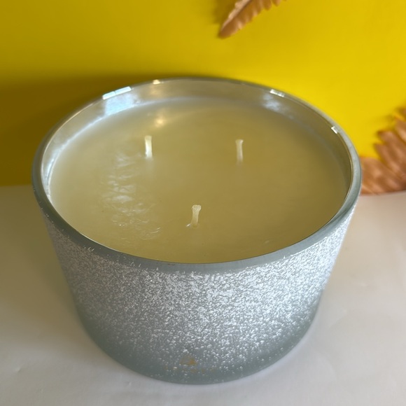 Thymes Frasier Fir Flocked Jar Candles – Holiday Scented Candles (3-Wick, 18 oz) - Picture 5 of 7